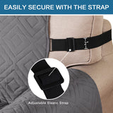 PrimeBeau Reversible Armchair Protector Slipcover Water Resistant Anti-Slip Couch Cover with Elastic Straps, Pets Protection, Stylish Decor, Easy Care