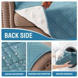 PrimeBeau 100% Waterproof Sofa Covers Washable,Thick Soft Couch Cover for Dogs with Elastic Straps (Sofa & Oversize Sofa, Diamond Shape)