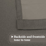 PrimeBeau Faux Linen Room Darkening/Room Dividing Curtain Draper Extra Wide & Long