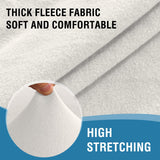 PrimeBeau 3 Pieces T Cushion Loveseat Slipcovers Couch Cover for 2 Cushion Couch Non Slip Super Stretch Soft Washable Furniture Protector with 2 Individual T Cushion Covers