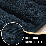 PrimeBeau Bathroom Rugs Thick Velvet Bath Mat - Super Soft, Absorbent, Non-Slip, Washable, 1 Piece
