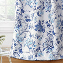 PrimeBeau Room Darkening Grommet Curtains 2 Panels Set Traditional Floral