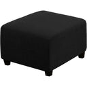 H.Versailtex  Stretch High Spandex Jacquard Ottoman Covers Fit with Elastic Bottom