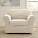 H.Versailtex Modern Velvet Plush High Stretch Sofa Slipcover with Elastic Bottom
