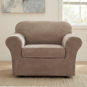 H.Versailtex Modern Velvet Plush High Stretch Sofa Slipcover with Elastic Bottom