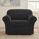H.Versailtex Modern Velvet Plush High Stretch Sofa Slipcover with Elastic Bottom
