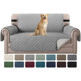 H.Versailtex Reversible Sofa Covers Water Repellent Chair Slipcover for Dogs Pets Furniture Protector