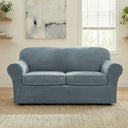 H.Versailtex Modern Velvet Plush High Stretch Sofa Slipcover with Elastic Bottom