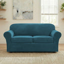 H.Versailtex Modern Velvet Plush High Stretch Sofa Slipcover with Elastic Bottom