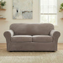 H.Versailtex Modern Velvet Plush High Stretch Sofa Slipcover with Elastic Bottom