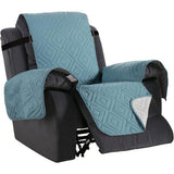 H.Versailtex Reversible Furniture Protector Anti-Slip Water Resistant 2" Elastic Straps Couch Covers