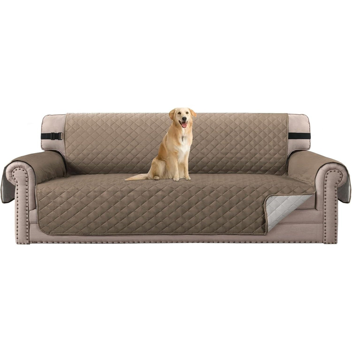 H.Versailtex Reversible Sofa Covers Water Repellent Chair Slipcover for Dogs Pets Furniture Protector