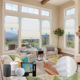 Motorized Blackout And Light Filtering Day/Night Cellular Shades Nowa