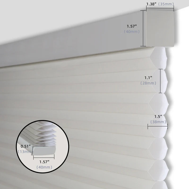 Motorized Light Filtering Cellular Shades Hazel