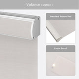 50% Flight Filter Motorized Roller Shades PVC Sun-Screen