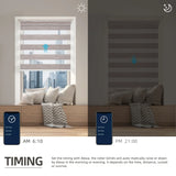 50% Motorized Zebra Shade Translucent 95mm