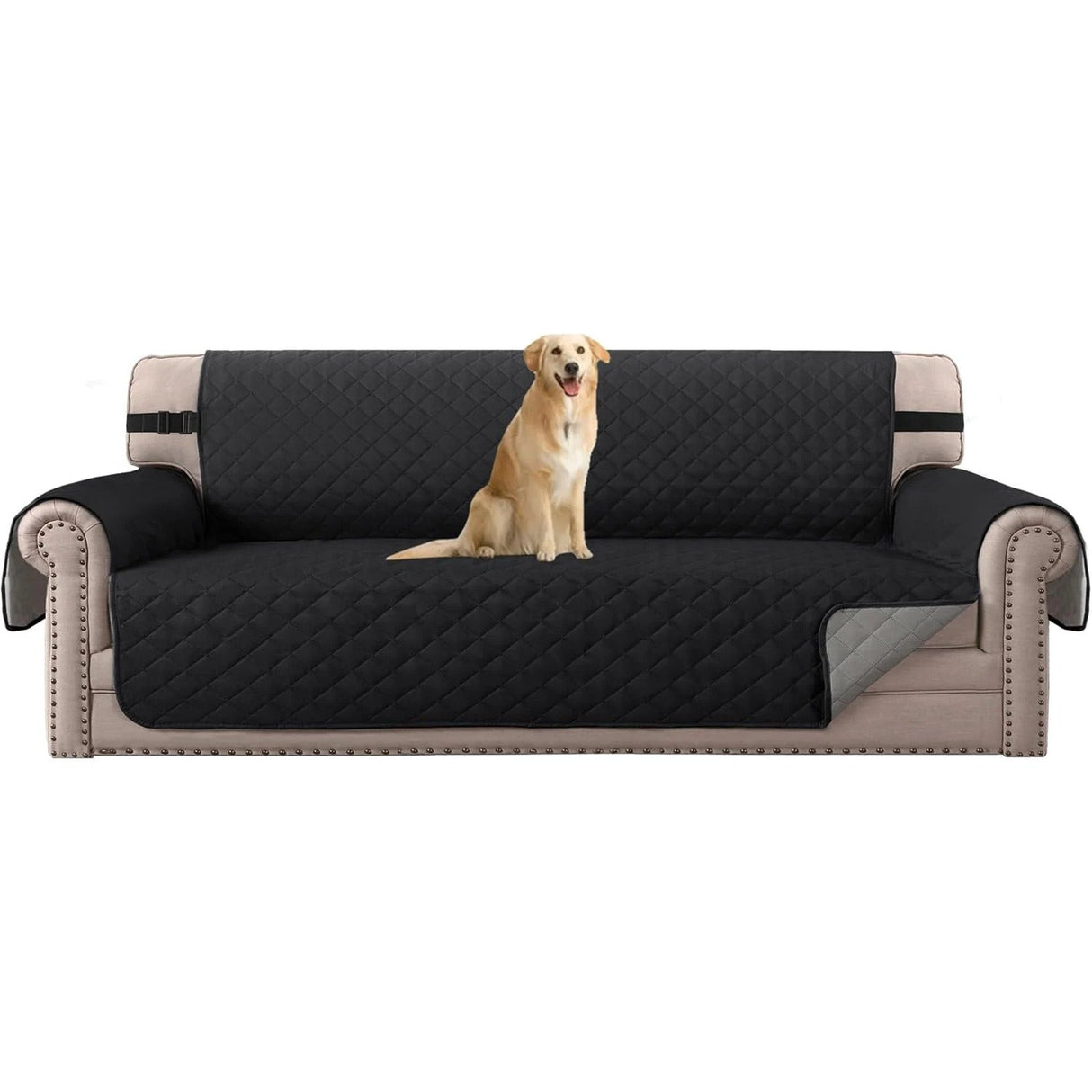 H.Versailtex Reversible Sofa Covers Water Repellent Chair Slipcover for Dogs Pets Furniture Protector