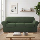 H.Versailtex Stretch Thicker Jacquard Fabric Sofa Slipcover
