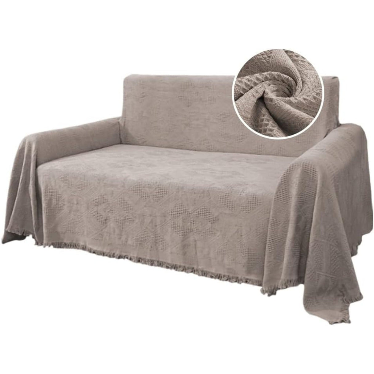 H.Versailtex Cotton Sofa Covers Couch Cover