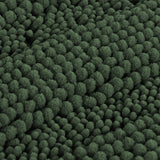H.Versailtex 1 Piece Extra Thick Chenille Striped Pattern Shaggy Bath Rugs