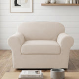 H.Versailtex Stretch Thicker Jacquard Fabric Sofa Slipcover