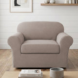 H.Versailtex Stretch Thicker Jacquard Fabric Sofa Slipcover