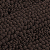 H.Versailtex 1 Piece Extra Thick Chenille Striped Pattern Shaggy Bath Rugs