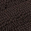 H.Versailtex 1 Piece Extra Thick Chenille Striped Pattern Shaggy Bath Rugs