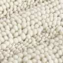 H.Versailtex 1 Piece Extra Thick Chenille Striped Pattern Shaggy Bath Rugs