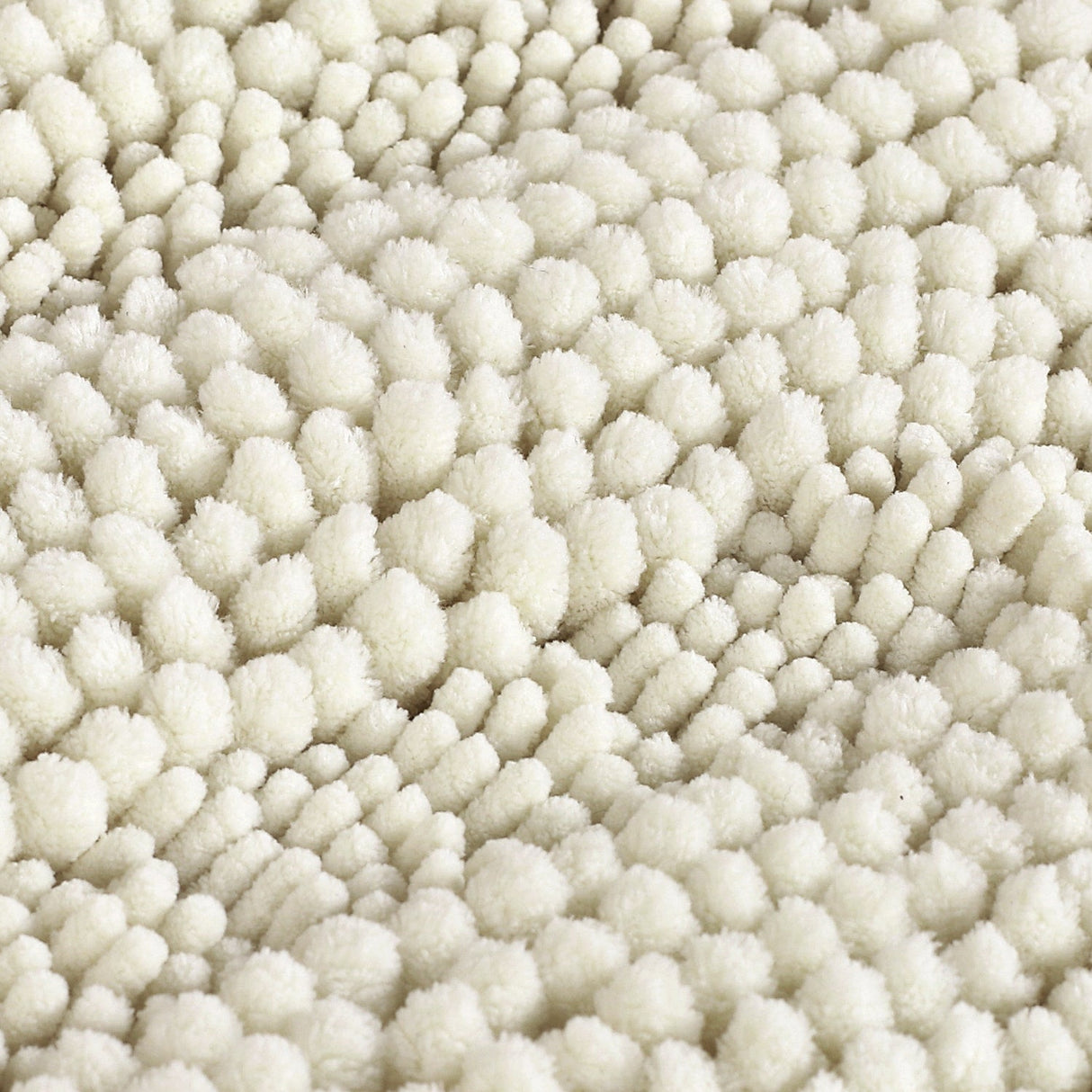 H.Versailtex 1 Piece Extra Thick Chenille Striped Pattern Shaggy Bath Rugs
