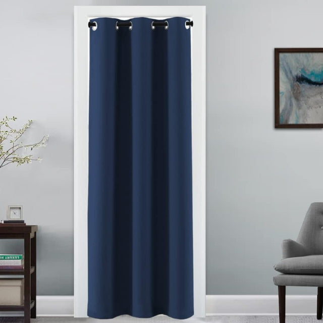 H.Versailtex Doorway Curtain Blackout Closet Door Curtain Room Divider