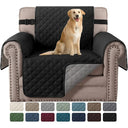 H.Versailtex Reversible Sofa Covers Water Repellent Chair Slipcover for Dogs Pets Furniture Protector