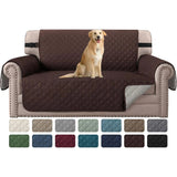H.Versailtex Reversible Sofa Covers Water Repellent Chair Slipcover for Dogs Pets Furniture Protector
