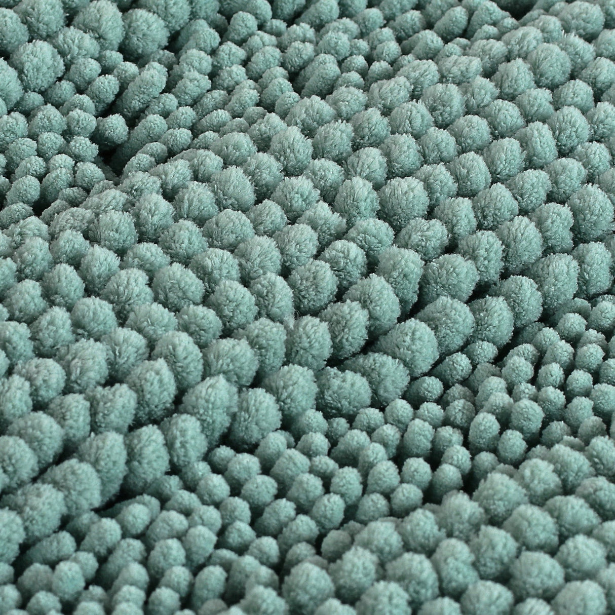 H.Versailtex 1 Piece Extra Thick Chenille Striped Pattern Shaggy Bath Rugs