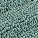 H.Versailtex 1 Piece Extra Thick Chenille Striped Pattern Shaggy Bath Rugs