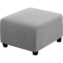 H.Versailtex  Stretch High Spandex Jacquard Ottoman Covers Fit with Elastic Bottom