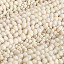 H.Versailtex 1 Piece Extra Thick Chenille Striped Pattern Shaggy Bath Rugs