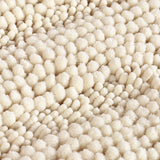 H.Versailtex 1 Piece Extra Thick Chenille Striped Pattern Shaggy Bath Rugs