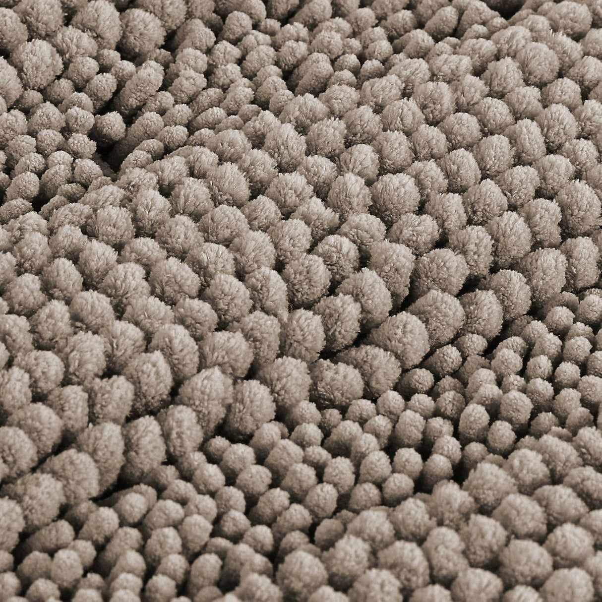 H.Versailtex 1 Piece Extra Thick Chenille Striped Pattern Shaggy Bath Rugs