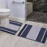 Chenille Ombre Bath Rug Set 20"x 32" & 20"x 20" U Shape
