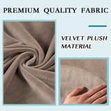 2-Piece Stretch Velvet Armchair One Seater Slipcover