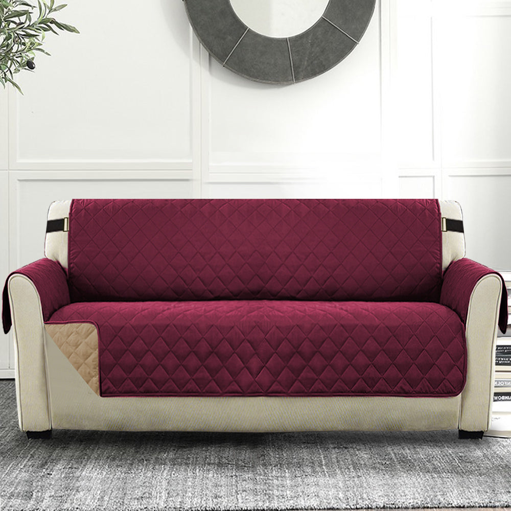 1-Piece Water Resistant Extra Large Sofa 3-Seater Slipcover