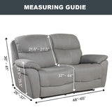 4-Pieces Stretch Velvet Recliner 2-Seater Slipcovers