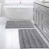 Chenille Stripe Rug 20" x 32" & 17"x 24" Set of 2
