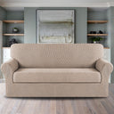 2-Piece Jacquard 3-Seater Sofa Slipcover