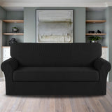 2-Piece Jacquard 3-Seater Sofa Slipcover