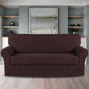 2-Piece Jacquard 4-Seater extra Large Sofa Slipcover