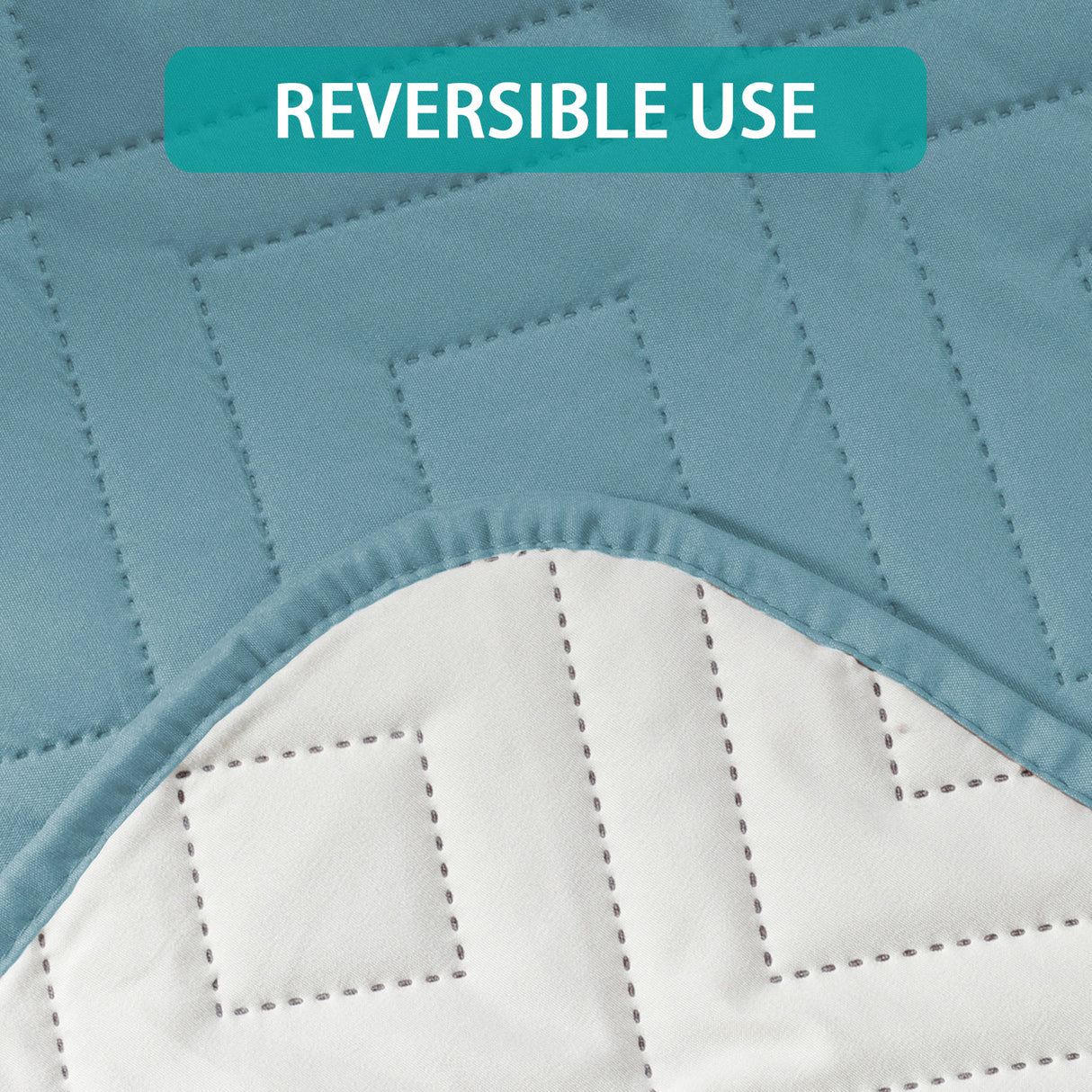 New Diamond 1-Piece Reversible Quilted XL Sofa Pet Cover Protector, 86''H X 132''W