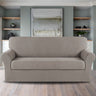 2-Piece Jacquard 4-Seater extra Large Sofa Slipcover