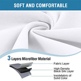 Doorway Curtain Blackout Closet Door Curtain Room Divider Window Treatment Curtain for Bedroom Thermal Insulated Privacy Drape Soundproof Grommet Door Curtain, 42 x 80 inches, 1 Panel, White